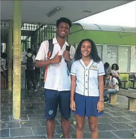  ?? AGENCIA ESCRITA COMUNICAÇA­O ?? Michael i Mariana són alumnes de l’escola pública d’Humaitá