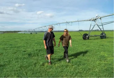  ??  ?? TOP / Centre pivot irrigation developmen­t has allowed the reduction in nitrate leaching. MIDDLE / Staff developmen­t is the centre of their business. BOTTOM / Canlac Holdings has animal welfare at the forefront of their decision-making.