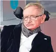  ?? FOTO: DPA ?? Stephen Hawking ist vergangene Woche mit 76 Jahren gestorben.