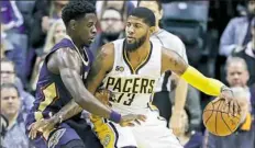  ??  ?? Teams like the Pacers, who could lose Paul George after next season, have to decide now whether to compete or rebuild.