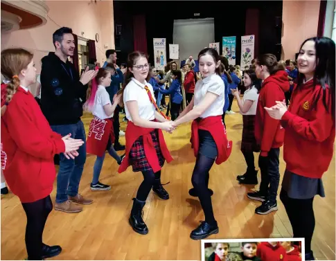  ?? ?? Pupils took part in the Day of Dance at the Victoria Halls (Photos: Tom Watt)