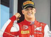  ??  ?? Mick Schumacher (21) fährt Formel 1