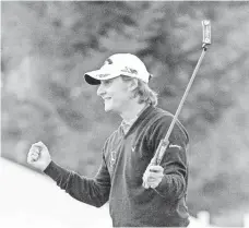  ?? KYLE TERADA, USA TODAY SPORTS ?? “This is the greatest moment of my life, golf-wise,” Emiliano Grillo said after winning Sunday. “It’s a dream come true.”