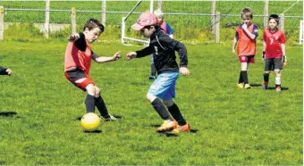  ??  ?? L’école de foot obtient de bons résultats