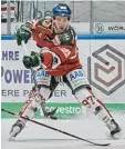  ?? Foto: Kerpf ?? Ein Treffer von Matt White war zu wenig: Augsburg verliert in Iserlohn.