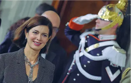  ?? (Ansa) ?? Al vertice Laura Boldrini, 55 anni, è stata eletta presidente della Camera il 16 marzo 2013. Un mese prima era entrata in Parlamento per la prima volta, eletta nelle liste di Sinistra Ecologia e Libertà. In precedenza, dal 1998 al 2012 aveva ricoperto...