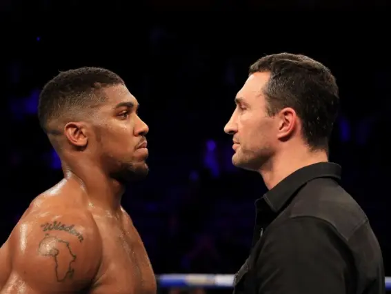  ?? (Getty ) ?? Joshua will face Klitschko at Wembley on Saturday