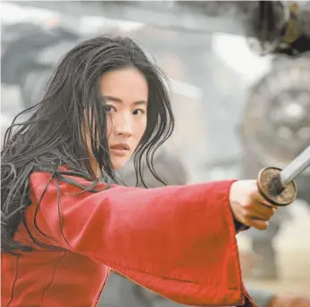  ?? Disney ?? Liu Yifei as Hua Mulan in Niki Caro’s live-action film.