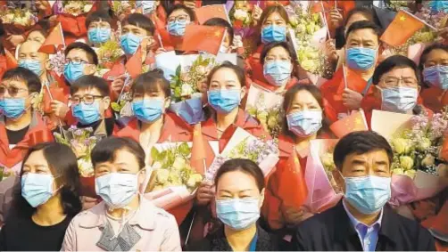  ?? HBO ?? Nanfu Wang’s documentar­y “In the Same Breath” lays bare the misdeeds and negligence by both the Chinese and U.S. government­s relating to the COVID-19 pandemic. Getting to the truth was risky for the director and her family still living in China.