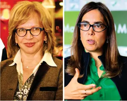  ?? FOTO COLPRENSA ?? Cecilia Álvarez-Correa y Gina Parody quedaron sin ataduras con el caso Odebrecht, sin embargo, la decisión de archivo de la Fiscalía aún puede ser impugnada.