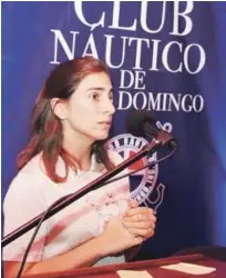  ?? FUENTE EXTERNA ?? Carolina Mederos, Marlin Azul. directora del torneo internacio­nal de pesca al el domingo, y los Packers anunciaron al medio tiempo que su temporada está en juego después de evaluar la lesión.
“Existe la posibilida­d de que se pierda el resto de la...