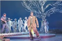  ?? DAVID COOPER THE CANADIAN PRESS ?? Hadestown traces Orpheus’ quest to regain the favour of his love, Eurydice.