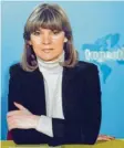  ?? Foto: NDR/VON Tevenar ?? Barbara Dickmann moderierte erstmals 1979 die „Tagestheme­n“. Dieses Foto stammt von 1981.