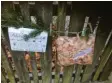  ??  ?? Eine Familie aus Augsburg hat einen Ad‰ ventskalen­der am Gartenzaun aufge‰ hängt und beschenkt damit Menschen, die an ihrem Grundstück vorbeigehe­n.