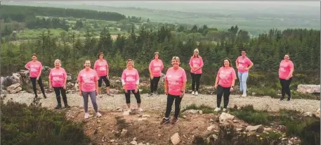  ??  ?? Left to right, Jessie Stafford, Louise Atkins Stafford, Joan Mackey, Kathleen Stafford, Anne Stafford, Breda Stafford Furlong, Margaret Maher, Denise Stafford, Leanne Stafford, Emily Jane Furlong, and Carrie Stafford. Missing from the group are Joanne Connick and Shauna Boyle.