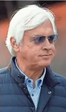  ?? JAMIE RHODES/USA TODAY SPORTS ?? Four-time Kentucky Derby-winning trainer Bob Baffert has the favorite in Justify.