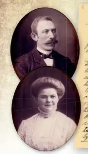  ??  ?? Morfar Karl Jansson, född 1871 i Värsås och mormor Sanna Jansson, född Larsson 1896, i Sventorp.