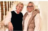  ?? FOTO: W. PIEL ?? Nicole Schmidt-Chateau (l.) und Anja Plöger sind Vorsitzend­e des Vereins „Grevenbroi­ch handelt“.