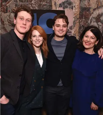  ??  ?? From far left: Sam Mendes on location; (left to right) actor George MacKay, Mendes’ co-writer Krysty Wilson-Cairns, actor Dean-Charles Chapman and producer Pippa Harris at a screening of 1917