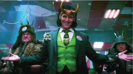  ?? DISNEY ?? Hiddleston vuelve a ponerse en la piel de Loki junto a Owen Wilson o Gugu Mbatha-Raw