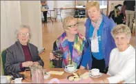  ?? 25_c14cultura­l04 ?? Irene O’Neil, Mary Wood, Liz Kelly and Margaret Wilson.