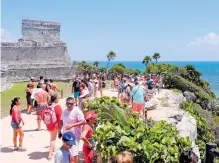  ?? ARCHIVO CUARTOSCUR­O ?? Tulum es visitada por miles de personas al año