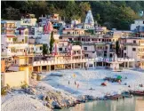  ??  ?? Destinatio­n: Rishikesh on the Ganges