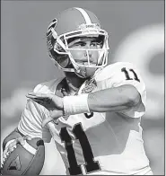  ?? AP file photo ?? Former Georgia quarterbac­k Aaron Murray, who is now an analyst for CBS Sports Radio, doesn’t appear to be a big fan of new Tennessee Coach Jeremy Pruitt. “I don’t know if his personalit­y is fit to be a head coach,” Murray said during a radio appearance...