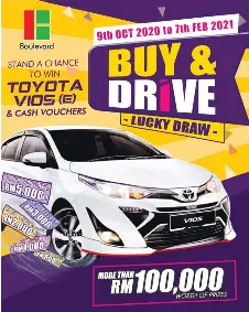 Chance To Win A Brand New Toyota Vios Plus Attractive Cash Vouchers Worth Rm100k Pressreader