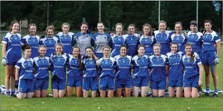  ??  ?? The St Patrick’s football team who defeated Baltinglas­s in the county Senior semi-final in Avondale GAA Club last weekend.