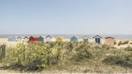  ??  ?? Beach huts at Southwold make a pretty picture