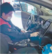  ?? ?? Las agencias de Mitsubishi utilizan el sistema Airlife para la sanitizaci­ón, el cual rocía oxígeno ionizado en el interior del vehículo.