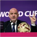  ?? ?? FIFA boss Gianni Infantino reveals 32 clubs will be involved