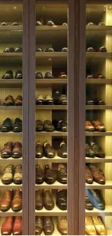  ??  ?? 3 His shoe collection is just as impressive as his wife's