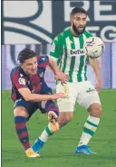  ?? FOTO: EFE ?? Fekir, jugador calve del Betis