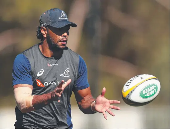  ?? Picture: GETTY IMAGES ?? Wallabies centre Kurtley Beale can expect plenty of All Blacks traffic heading his way during Saturday night’s opening Bledisloe Cup Test.