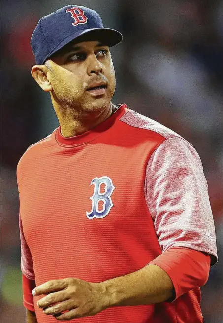  ?? Maddie Meyer / Getty Images ?? Former Red Sox manager Alex Cora received a one-year suspension, not for his actions in Boston but as bench coach of the Astros.