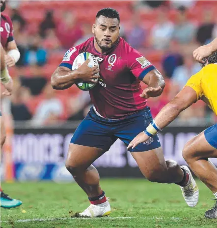  ?? Picture: AAP IMAGE ?? Queensland prop Taniela Tupou could be set for some time on the sidelines after the weekend loss.