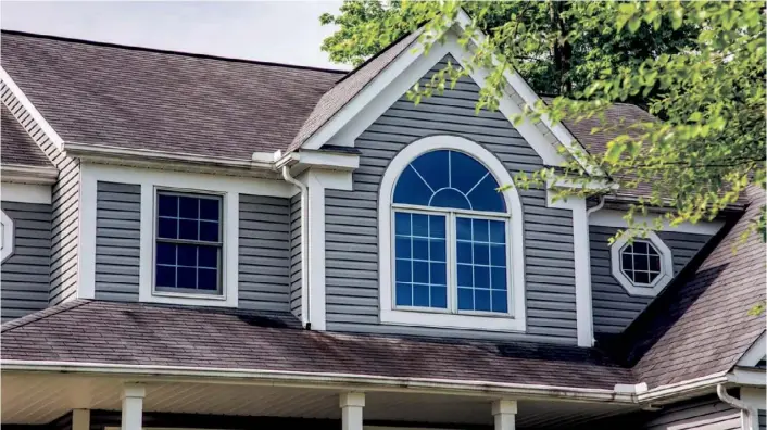  ??  ?? Every year, more and more homes are infested with an algae-like bacteria called Gloeocapsa Magma that presents itself as black streaks on your shingles.