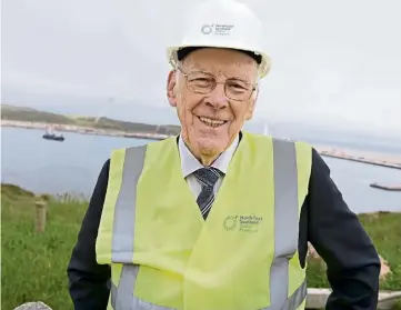  ?? ?? Sir Ian Wood, chaiman of ETZ and ONE, is backing the offshore wind farm.