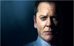  ??  ?? Plötzlich Präsident: Tom Kirkman (Kiefer Sutherland) steht vor einer gewaltigen Herausford­erung, und er hat keine Zeit, um sich darauf vorzuberei­ten