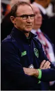  ??  ?? Nervy: Martin O’Neill