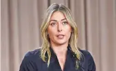  ?? JAYNE KAMIN-ONCEA, USA TODAY SPORTS ?? Tennis star Maria Sharapova cited a magnesium deficiency and a family history of diabetes.
