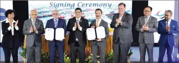  ?? ?? The recently announced collaborat­ion between DP World and Sabah Ports to jointly manage the Sapangar Bay Container.