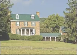  ?? Photo by Ruthie Windsor Mann ?? Caledonia Farm 1812 in Flint Hill, was built by Revolution­ary War veteran Capt. John Dearing, and is the second-oldest home on this year's Trinity house tour.