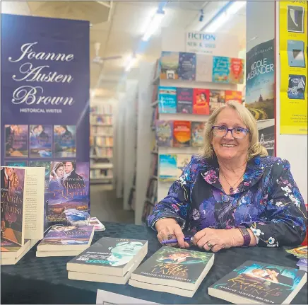  ?? PHOTO: DUBBO PHOTO NEWS. ?? Joanne Austen Brown launched her new book, Molly’s Laird, at the Book Connection.