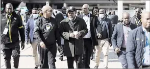  ?? Mokoena/African News Agency) (Pic: Oupa ?? ANC delegates at the party’s 6th policy conference in Nasrec.