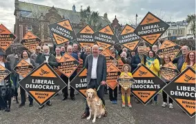  ?? Lib Dems ?? 6 The bay’s Liberal Democrat candidate Steve Darling recently launched his general election campaign