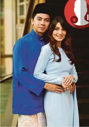  ?? PIC BY HALIMATON SAADIAH SULAIMAN ?? Celebrity couple Amar Baharin and Amyra Rosli welcomed their son, Aqeef Anaqi, on Oct 15.