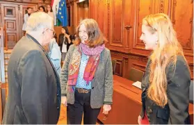  ?? STADT/ FISCHER ?? Anti-Rassismus-Konferenz: Grabovac, Kahr, Gulis